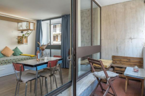*Las Flores* joli studio avec balcon
